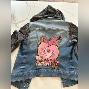 Custom Jem and the Holograms denim jacket.